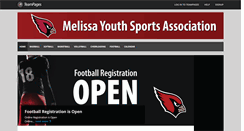 Desktop Screenshot of melissasports.org